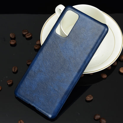 For Samsung Galaxy S20 FE Shockproof Litchi Texture PC + PU Case(Blue) - Galaxy S20 FE Cases by NILLKIN | Online Shopping UK | buy2fix