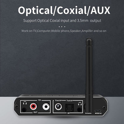 ZS-SGD09 3 in 1 Digital to Analog Bluetooth 5.0 Receiver & Transmitter by buy2fix