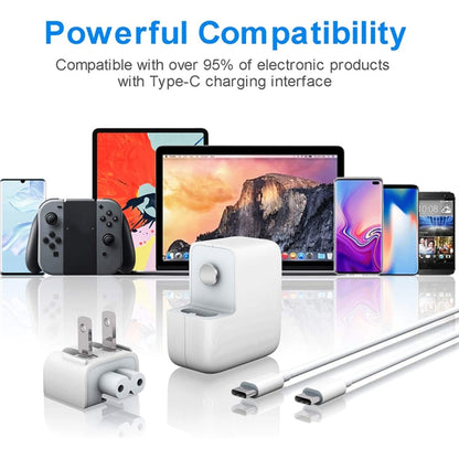 PD3.0 30W USB-C / Type-C Interface Universal Travel Charger with Detachable Foot, US Plug - USB Charger by buy2fix | Online Shopping UK | buy2fix
