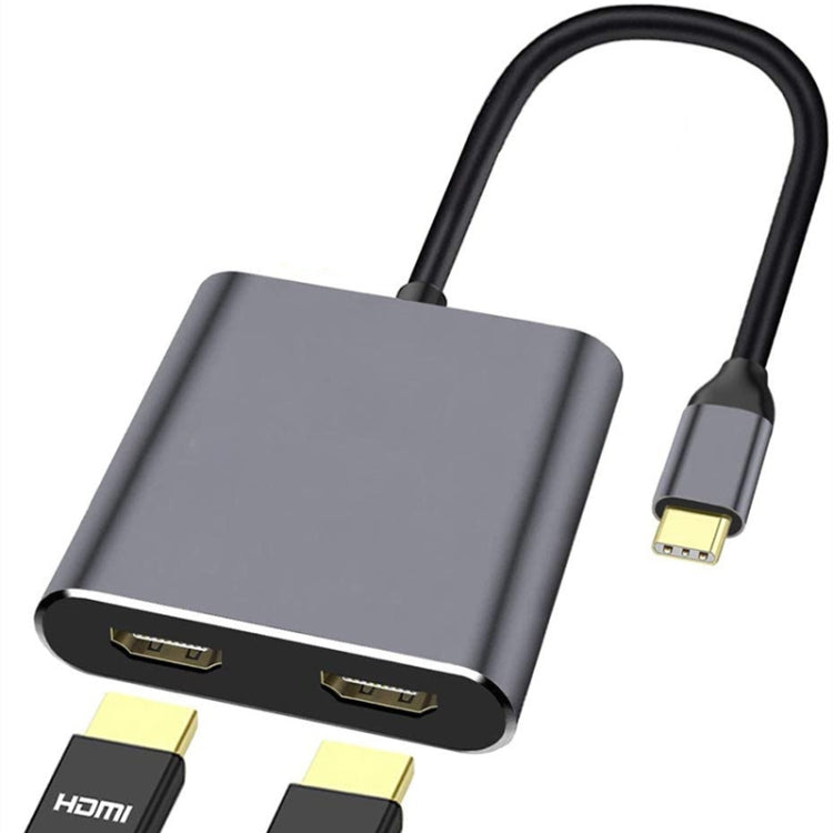 ZS-SGSHDMI USB-C / Type-C to Dual HDMI Adapter by buy2fix