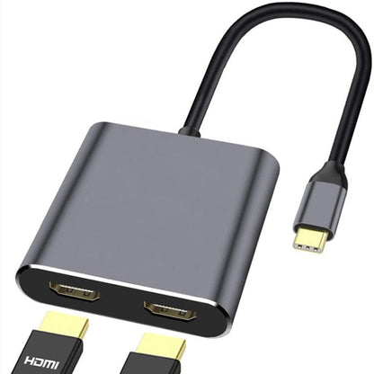 ZS-SGSHDMI USB-C / Type-C to Dual HDMI Adapter by buy2fix
