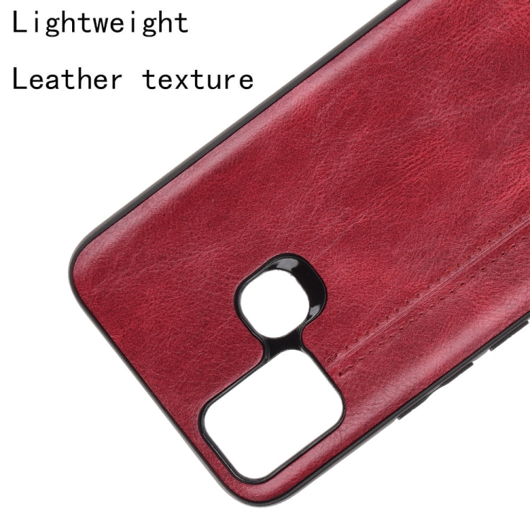 For Infinix Smart 5 Shockproof Sewing Cow Pattern Skin PC + PU + TPU Case(Red) - Infinix Cases by idewei | Online Shopping UK | buy2fix
