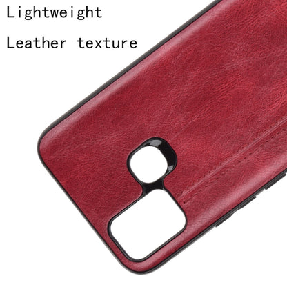 For Infinix Smart 5 Shockproof Sewing Cow Pattern Skin PC + PU + TPU Case(Red) - Infinix Cases by idewei | Online Shopping UK | buy2fix