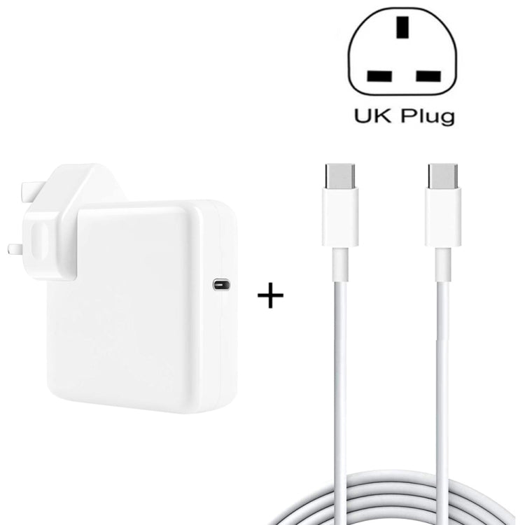 2 in 1 PD 30W USB-C / Type-C + 3A PD 3.0 USB-C / Type-C to USB-C / Type-C Fast Charge Data Cable Set, Cable Length: 2m, UK Plug - USB Charger by buy2fix | Online Shopping UK | buy2fix