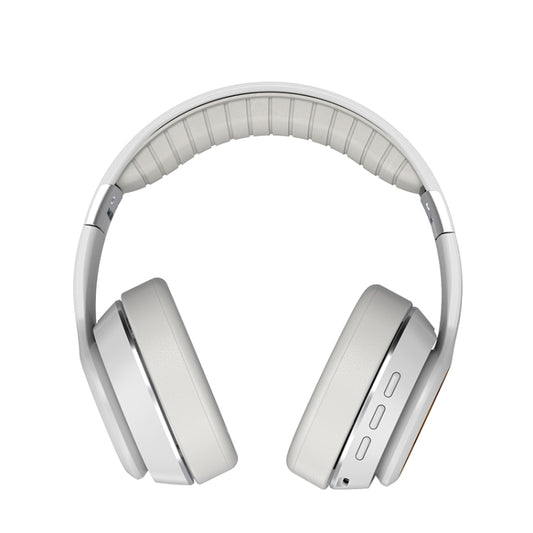 VJ320 Bluetooth 5.0 Head-mounted Foldable Wireless Headphones Support TF Card with Mic(White) by buy2fix