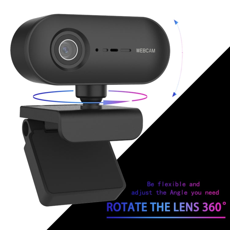 C7 1080PHD Autofocus 360-Degrees Rotation Lens Live Broadcast USB Driver-free WebCamera with Mic by buy2fix