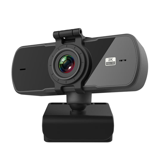 C5 4 Million Pixel Auto Focus 2K Full HD Webcam 360 Rotation USB Driver-free Live Broadcast WebCamera with Mic by buy2fix