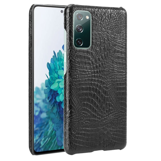 For Samsung Galaxy S20 FE Shockproof Crocodile Texture PC + PU Case(Black) - Galaxy S20 FE Cases by NILLKIN | Online Shopping UK | buy2fix