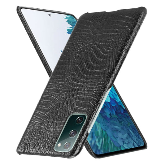 For Samsung Galaxy S20 FE Shockproof Crocodile Texture PC + PU Case(Black) - Galaxy S20 FE Cases by NILLKIN | Online Shopping UK | buy2fix