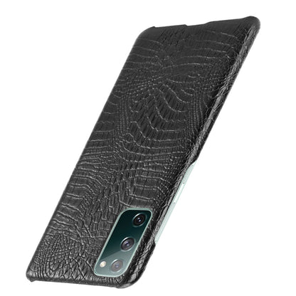 For Samsung Galaxy S20 FE Shockproof Crocodile Texture PC + PU Case(Black) - Galaxy S20 FE Cases by NILLKIN | Online Shopping UK | buy2fix