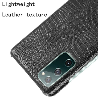 For Samsung Galaxy S20 FE Shockproof Crocodile Texture PC + PU Case(Black) - Galaxy S20 FE Cases by NILLKIN | Online Shopping UK | buy2fix