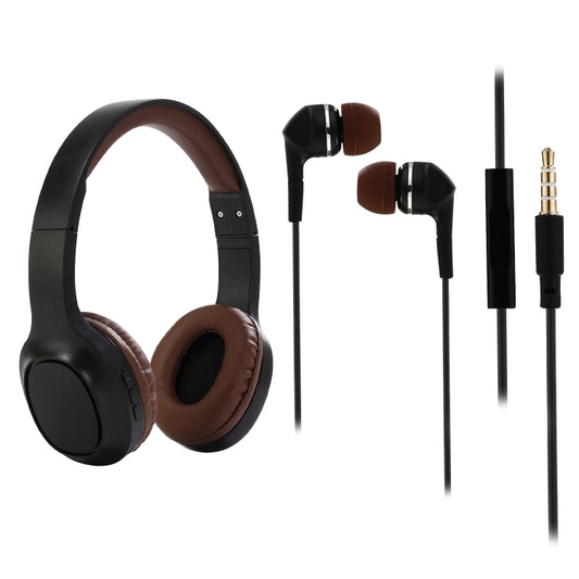 BT1605 Head-mounted Foldable Stereo Bluetooth Wireless Headset Bluetooth 5.0 with Microphone 3.5mm Audio Jack by buy2fix