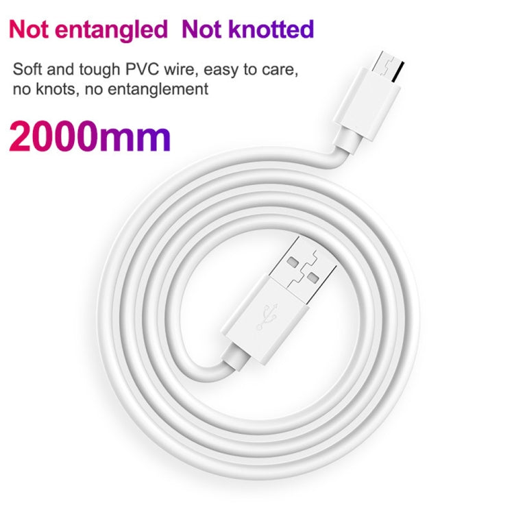 XJ-012 3A USB Male to Micro USB Male Fast Charging Data Cable, Length: 2m by buy2fix