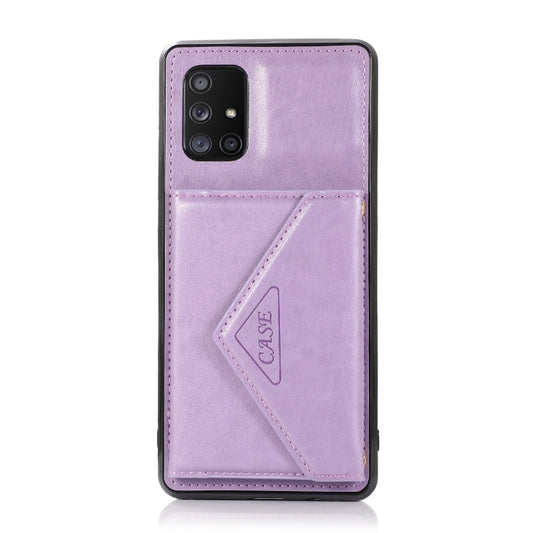For Samsung Galaxy S20 FE Multi-functional Cross-body Card Bag TPU+PU Back Cover Case with Holder & Card Slot & Wallet(Purple) by buy2fix