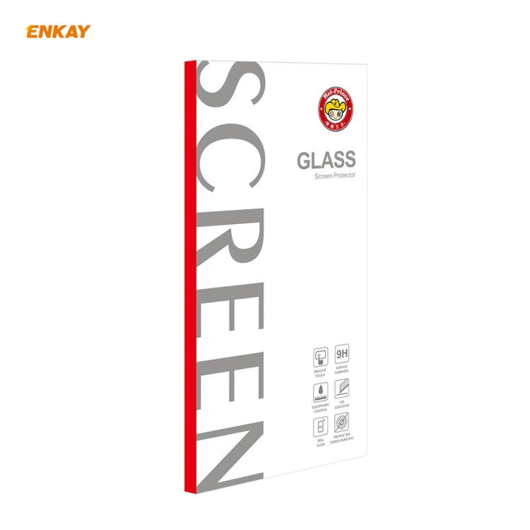 For Huawei P Smart 2021 2 PCS ENKAY Hat-Prince 0.26mm 9H 2.5D Curved Edge Tempered Glass Film - Huawei Tempered Glass by PINWUYO | Online Shopping UK | buy2fix