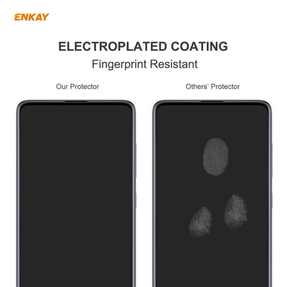 For Huawei P Smart 2021 5 PCS ENKAY Hat-Prince 0.26mm 9H 2.5D Curved Edge Tempered Glass Film - Huawei Tempered Glass by PINWUYO | Online Shopping UK | buy2fix
