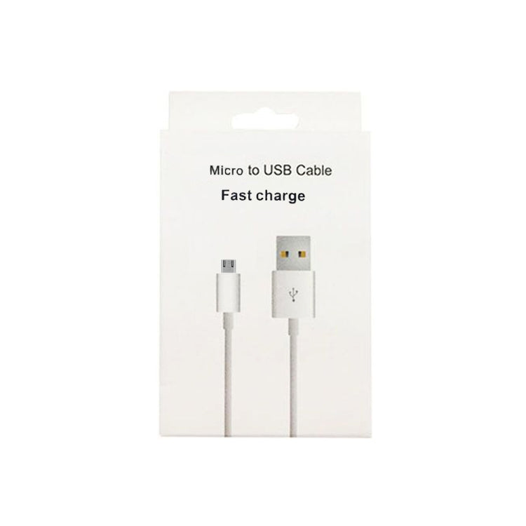 XJ-023 2 PCS USB Male to Micro USB Male Interface Charge Cable, Length: 1m by buy2fix