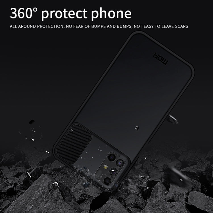 For Samsung Galaxy M51 MOFI Xing Dun Series Translucent Frosted PC + TPU Privacy Anti-glare Shockproof All-inclusive Protective Case(Black) - Galaxy Phone Cases by MOFI | Online Shopping UK | buy2fix