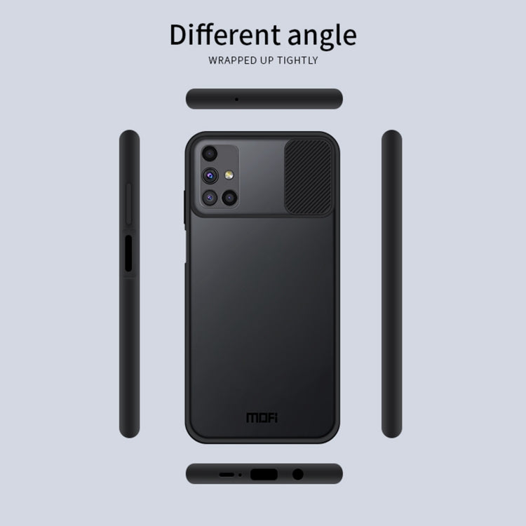 For Samsung Galaxy M51 MOFI Xing Dun Series Translucent Frosted PC + TPU Privacy Anti-glare Shockproof All-inclusive Protective Case(Black) - Galaxy Phone Cases by MOFI | Online Shopping UK | buy2fix