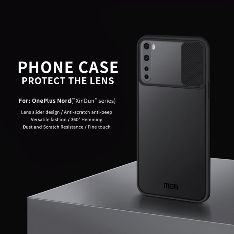 For OnePlus Nord MOFI Xing Dun Series Translucent Frosted PC + TPU Privacy Anti-glare Shockproof All-inclusive Protective Case(Green) - OnePlus Cases by MOFI | Online Shopping UK | buy2fix