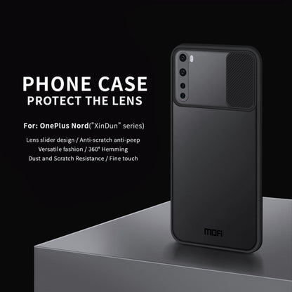 For OnePlus Nord MOFI Xing Dun Series Translucent Frosted PC + TPU Privacy Anti-glare Shockproof All-inclusive Protective Case(Green) - OnePlus Cases by MOFI | Online Shopping UK | buy2fix