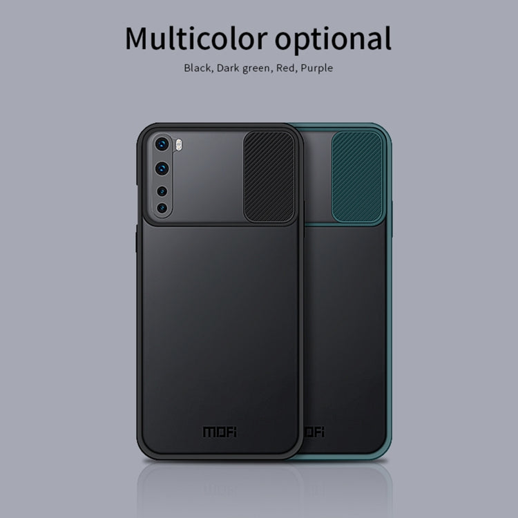 For OnePlus Nord MOFI Xing Dun Series Translucent Frosted PC + TPU Privacy Anti-glare Shockproof All-inclusive Protective Case(Green) - OnePlus Cases by MOFI | Online Shopping UK | buy2fix