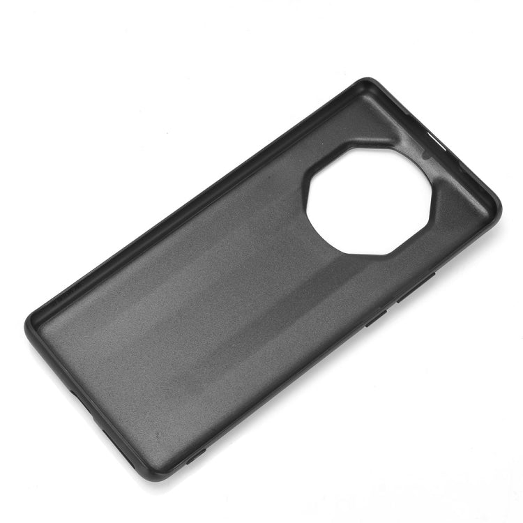 For Huawei Mate 40 RS Porsche Design Shockproof Sewing Cow Pattern Skin PC + PU + TPU Case(Black) by buy2fix