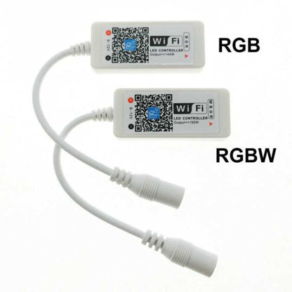 Smart Phone Control Music and Timer Mode Home Mini WIFI LED RGB Controller, type:RGBW Controller - LED Controller by buy2fix | Online Shopping UK | buy2fix