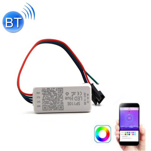 SP110E Bluetooth Pixel light Controller WS2811 WS2812B ws2812 dimmer SK6812 RGB RGBW APA102 WS2801 pixels Led Strip IOS Android - LED Controller by buy2fix | Online Shopping UK | buy2fix