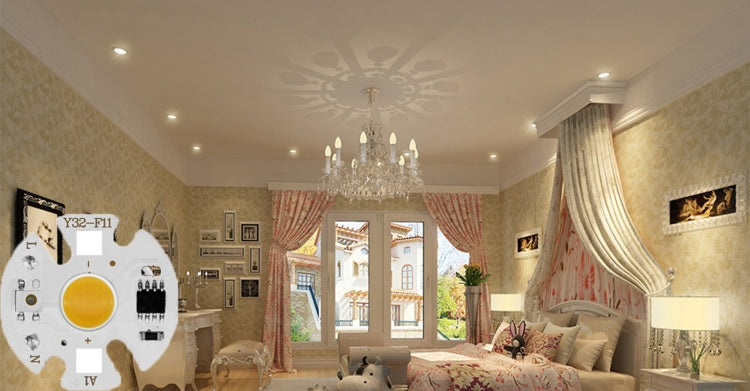 5 PCS COB LED Light Chip AC 220V LED Bulb Light Intelligent IC Driver Bulb Light DIY Spotlight Downlight Chip Outdoor Flood Light(7W(Cold White)) - Light Beads by buy2fix | Online Shopping UK | buy2fix