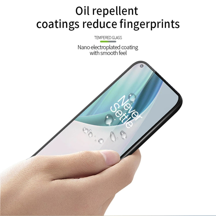 For OnePlus Nord N10 5G PINWUYO 9H 3D Curved Full Screen Explosion-proof Tempered Glass Film(Black) - OnePlus Tempered Glass by PINWUYO | Online Shopping UK | buy2fix