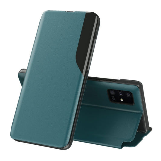 For Samsung Galaxy A32 5G Attraction Flip Holder Leather Phone Case(Green) - Galaxy Phone Cases by buy2fix | Online Shopping UK | buy2fix