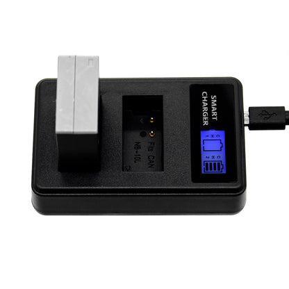 For Canon NB-10L Battery Smart LCD Display USB Dual-Channel Charger - Battery USB Charger by buy2fix | Online Shopping UK | buy2fix