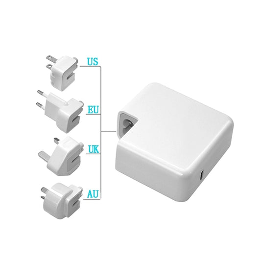 PD-96W 96W PD USB-C / Type-C Laptop Adapter + 2m 5A USB-C / Type-C to USB-C / Type-C Fast Charging Cable for MacBook Pro, Plug Size:US Plug - Cable & Adapter by buy2fix | Online Shopping UK | buy2fix