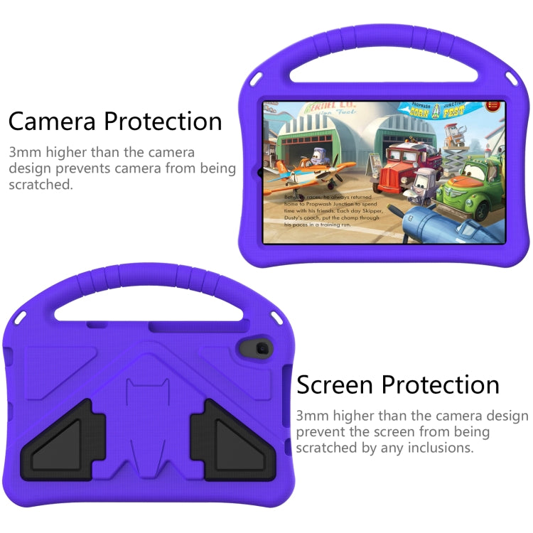 For Lenovo Tab M8 TB-8505F/X(HD)/8705 EVA Flat Anti Falling Protective Case Shell with Holder(Purple) - Lenovo by buy2fix | Online Shopping UK | buy2fix