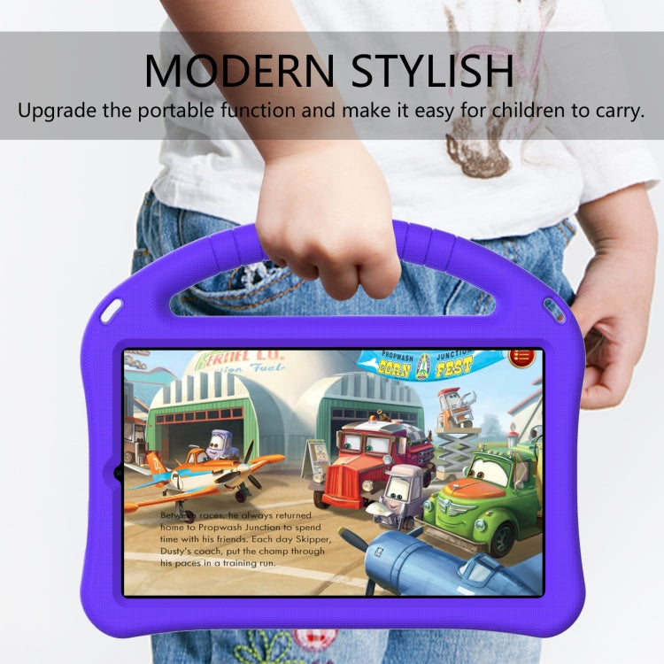 For Lenovo Tab M8 TB-8505F/X(HD)/8705 EVA Flat Anti Falling Protective Case Shell with Holder(Purple) - Lenovo by buy2fix | Online Shopping UK | buy2fix
