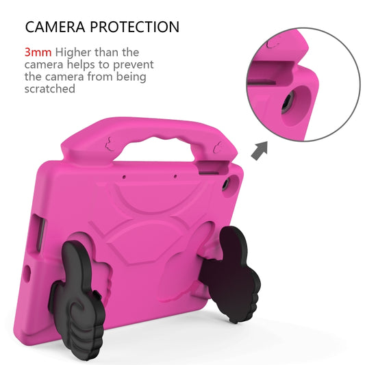 For Huawei MediaPad T10S 10.1/T10 9.7 Thumb Bracket EVA Shockproof Tablet Case(RoseRed) - Huawei by buy2fix | Online Shopping UK | buy2fix