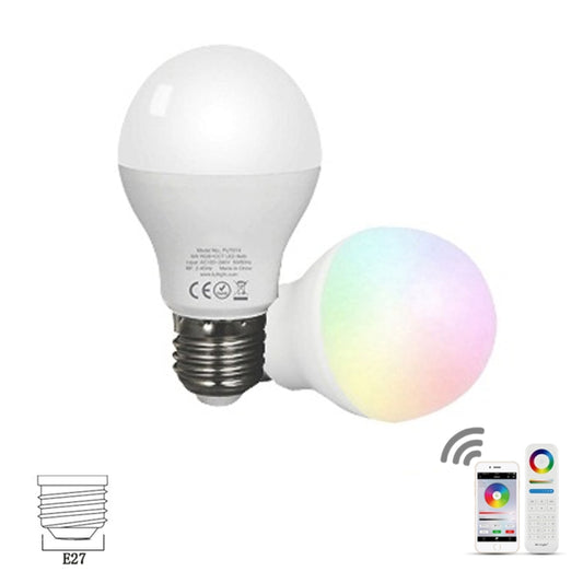 FUT014 E26 / E27 6W RGB + CCT Led Bulb Smart Phone APP WIFI LED Light White Warm Light Dimmable - Smart Light Bulbs by buy2fix | Online Shopping UK | buy2fix