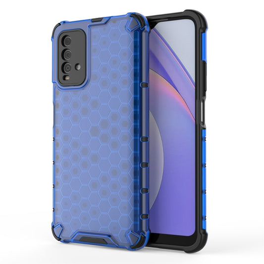 For Xiaomi Redmi 9T Shockproof Honeycomb PC + TPU Case(Blue) by buy2fix