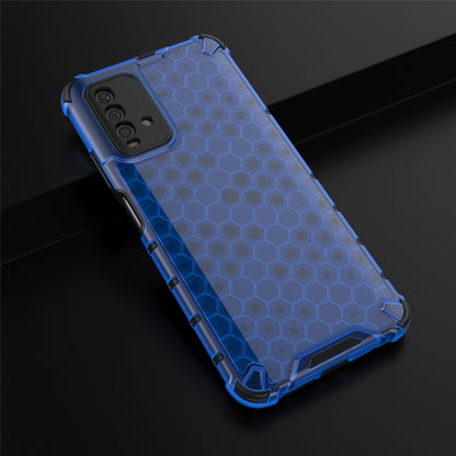 For Xiaomi Redmi 9T Shockproof Honeycomb PC + TPU Case(Blue) by buy2fix