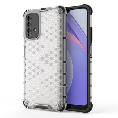 For Xiaomi Redmi 9T Shockproof Honeycomb PC + TPU Case(White) by buy2fix