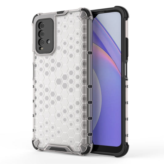 For Xiaomi Redmi 9T Shockproof Honeycomb PC + TPU Case(White) by buy2fix