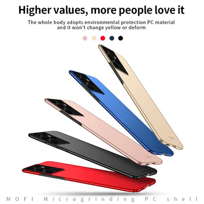 For Samsung Galaxy S21 Ultra 5G MOFI Frosted PC Ultra-thin Hard Case(Black) - Galaxy S21 Ultra 5G Cases by MOFI | Online Shopping UK | buy2fix