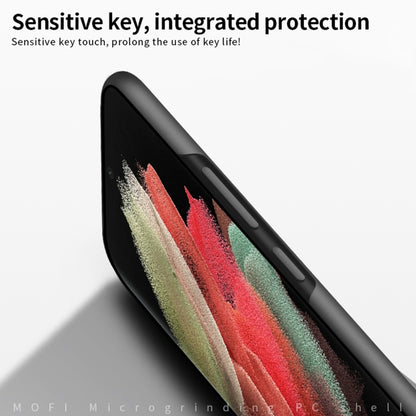For Samsung Galaxy S21 Ultra 5G MOFI Frosted PC Ultra-thin Hard Case(Black) - Galaxy S21 Ultra 5G Cases by MOFI | Online Shopping UK | buy2fix