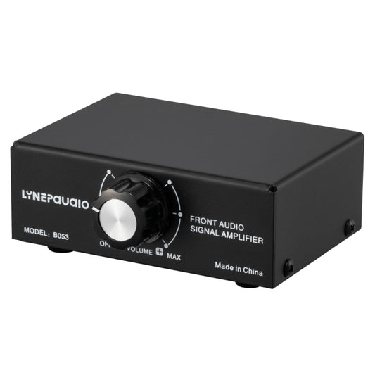 B053 Front Stereo Sound Amplifier Headphone Speaker Amplifier Booster with Volume Adjustment, 2-Way Mixer, USB 5V Power Supply, US Plug -  by buy2fix | Online Shopping UK | buy2fix