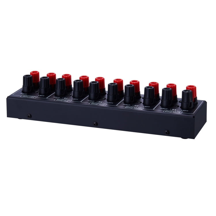 1 In And 4 Out Amplifier Sound Speaker Distributor, 4-Area Sound Source, Signal Distribution Panel, Single Audio Input, 300W Per Channel -  by buy2fix | Online Shopping UK | buy2fix