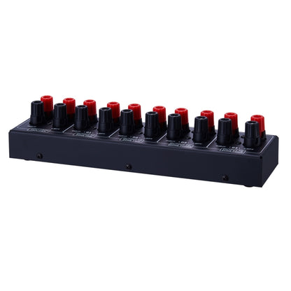 1 In And 4 Out Amplifier Sound Speaker Distributor, 4-Area Sound Source, Signal Distribution Panel, Single Audio Input, 300W Per Channel -  by buy2fix | Online Shopping UK | buy2fix