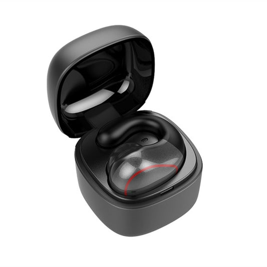 T25 Over-ear Bluetooth 5.0 Single-ear Invisible Wireless Earphone High Definition Call Super Long Standby Bone Conduction Earphone(Gray) - Bluetooth Earphone by buy2fix | Online Shopping UK | buy2fix