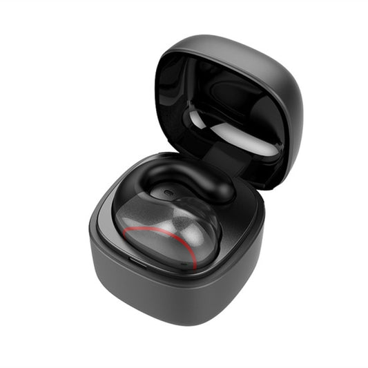 T25 Over-ear Bluetooth 5.0 Single-ear Invisible Wireless Earphone High Definition Call Super Long Standby Bone Conduction Earphone(Gray) - Bluetooth Earphone by buy2fix | Online Shopping UK | buy2fix