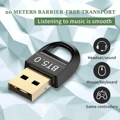 USB Bluetooth V5.0 Adapter Receiver - Bluetooth Dongle by buy2fix | Online Shopping UK | buy2fix